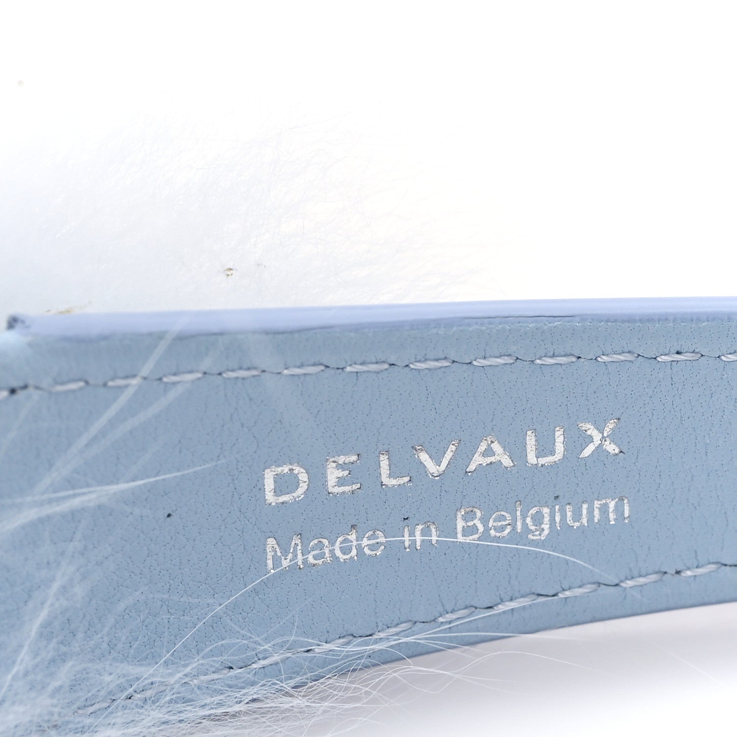 Delvaux Mink Fur Calfskin Strap Skyway 3 of 3