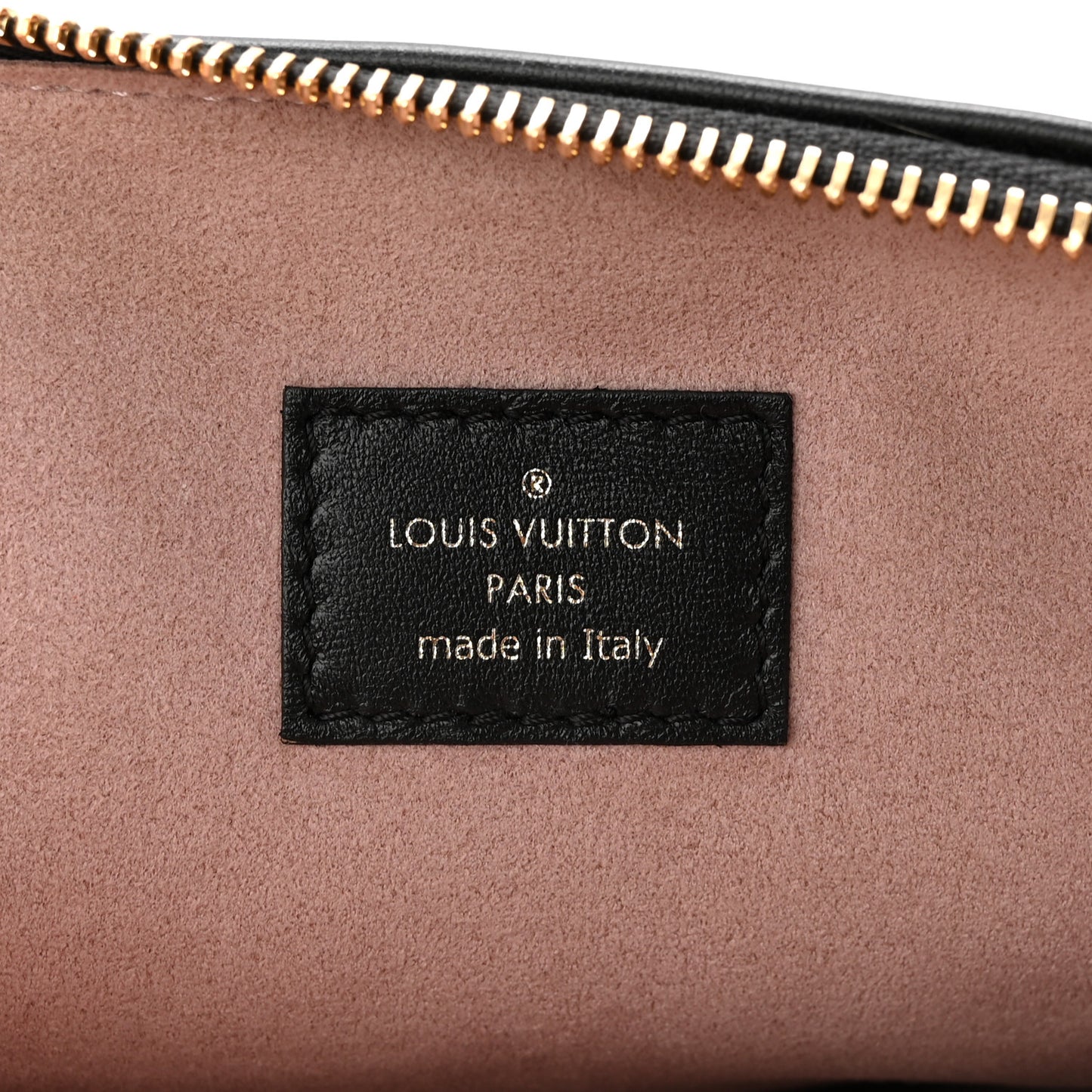 Lambskin Embossed Monogram Coussin PM Black