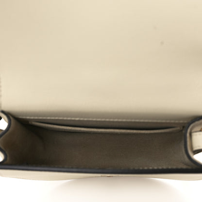 Chloe Calfskin Suede Small Nile Bracelet Bag Off White 5 of 9