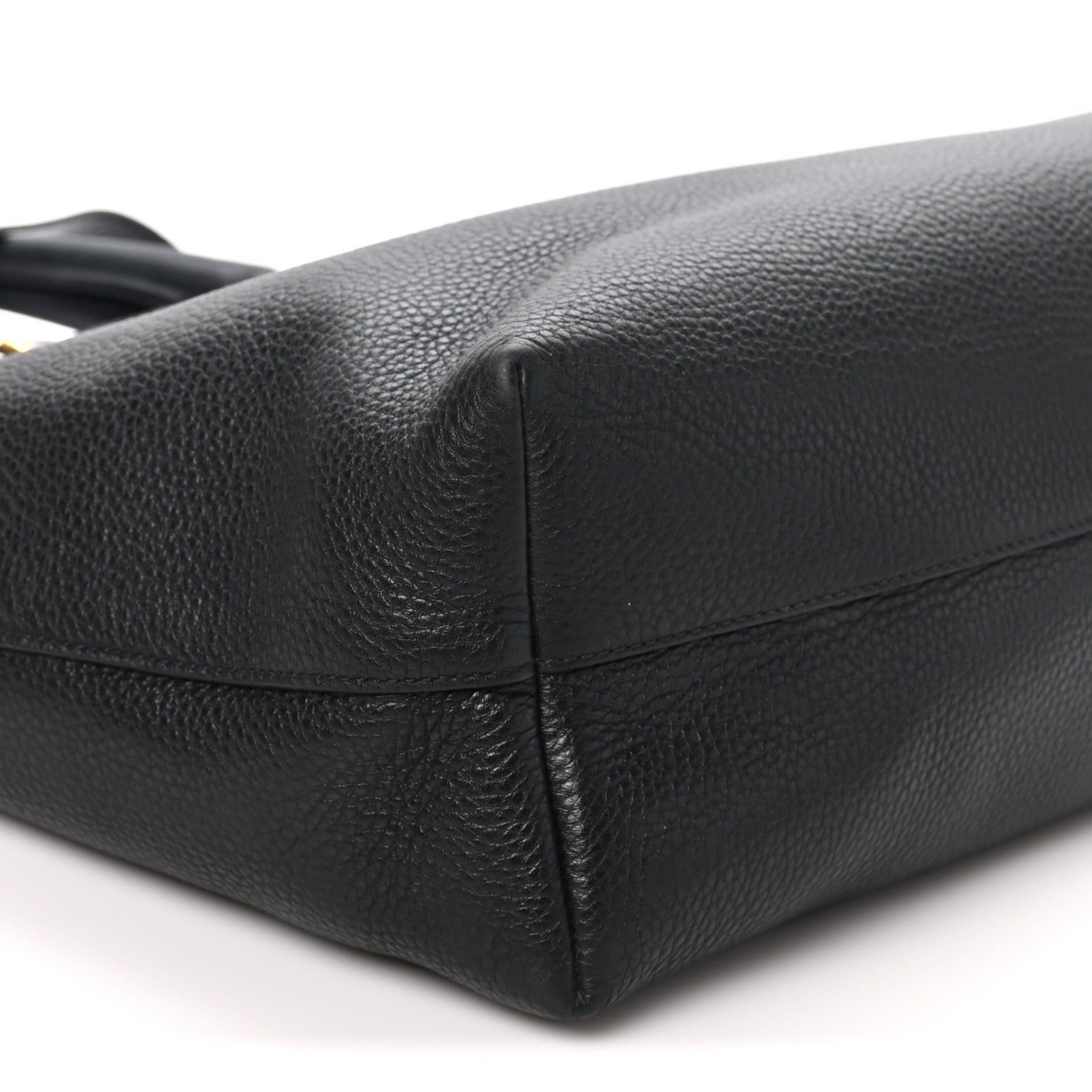 Prada Vitello Daino Shopping Tote Black 8 of 9