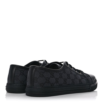 Gucci Monogram Mens Sneakers 9.5 Black Piombo 4 of 7