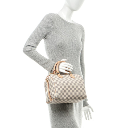 Louis Vuitton Damier Azur Speedy Bandouliere 25 3 of 9