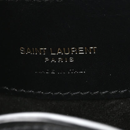 Saint Laurent Shiny Calfskin Le 37 Mini Bucket Bag Black 6 of 11