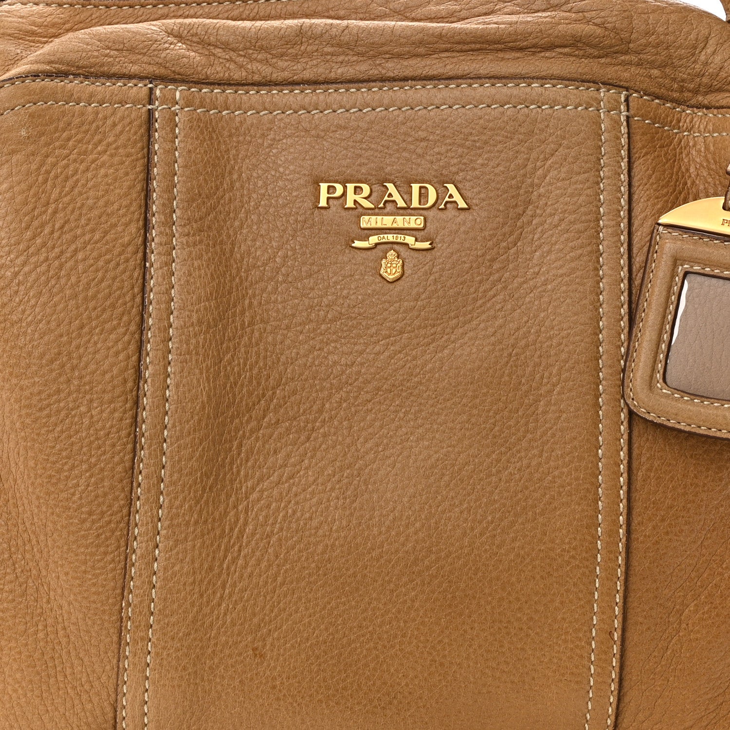 Prada Cervo Antik Tote Naturale 9 of 13