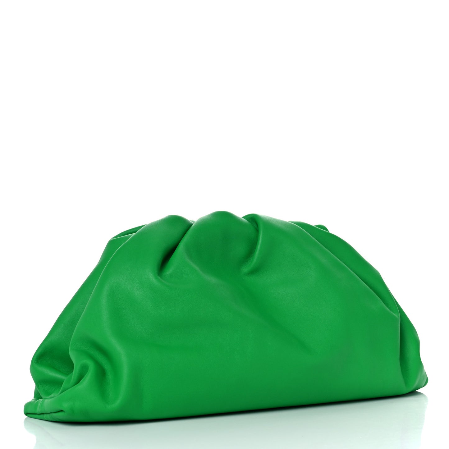 Smooth Butter Calf The Pouch Oversized Clutch Parakeet