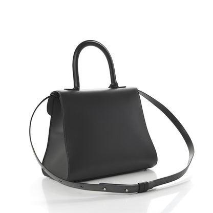 Delvaux Box Calfskin Brillant MM Satchel Dark Grey 3 of 10