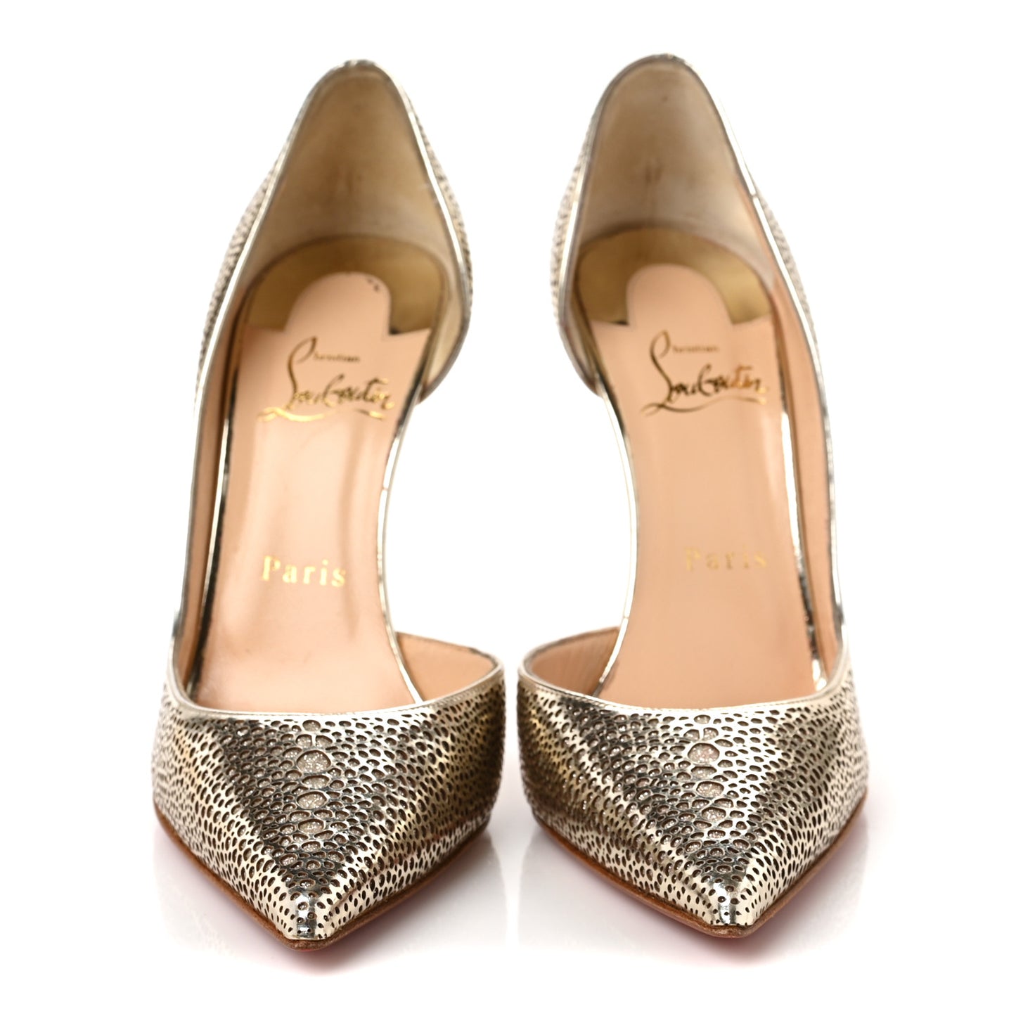 Patent Glitter Galupump 100 Pumps 37 Light Gold Ivory