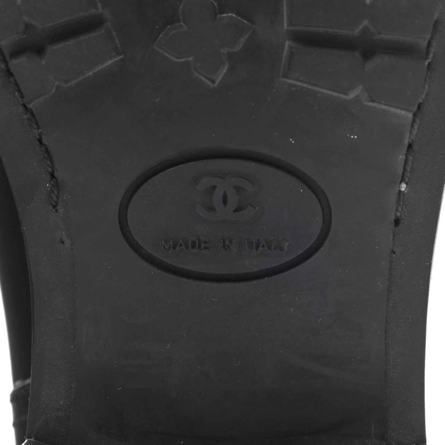 Chanel Calfskin Quilted Boots 37 Black 6 of 12