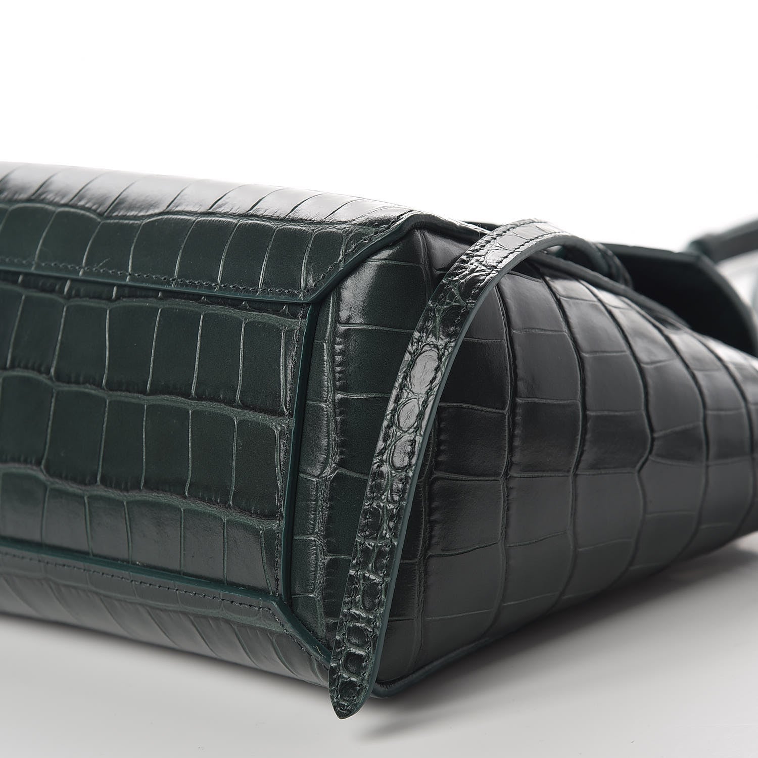Celine Calfskin Crocodile Embossed Nano Belt Bag Amazone 6 of 10