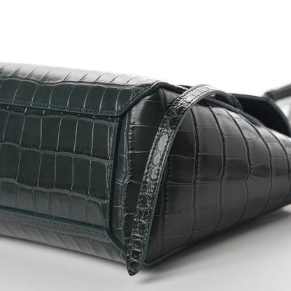 Celine Calfskin Crocodile Embossed Nano Belt Bag Amazone 6 of 10