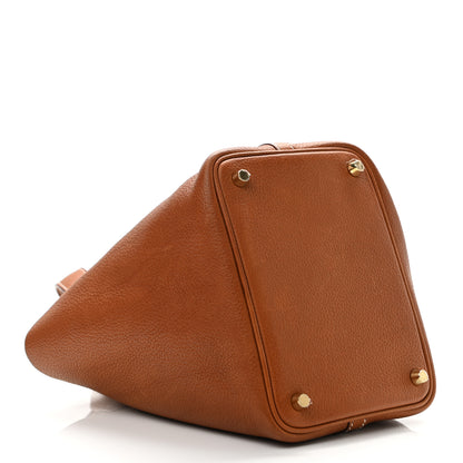 Hermes Barenia Faubourg Picotin Lock 18 PM Fauve 4 of 14