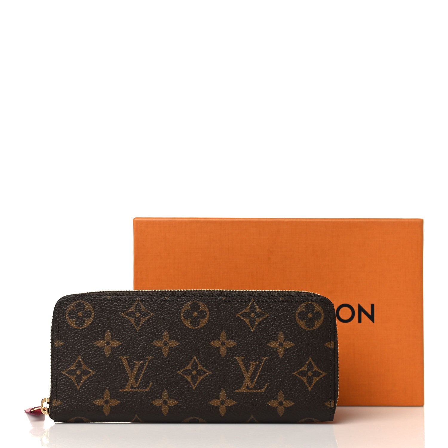 Louis Vuitton Monogram Clemence Wallet Fuchsia 8 of 8
