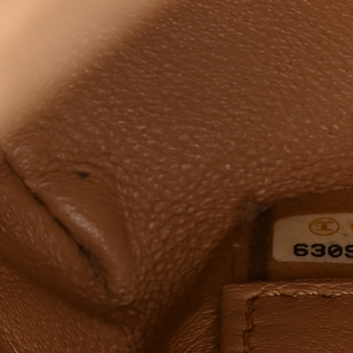 Chanel Caviar Flap Shoulder Bag Beige 7 of 14