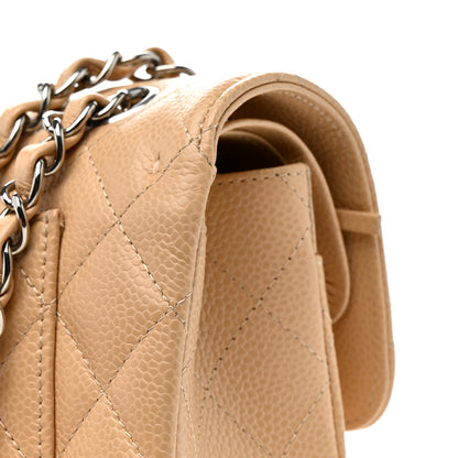 Chanel Caviar Quilted Small Double Flap Beige 13 of 15