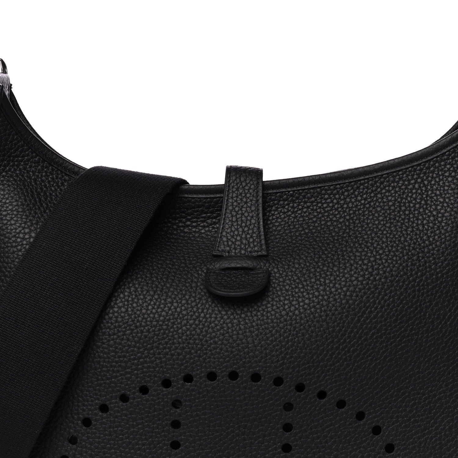 Hermes Taurillon Clemence Evelyne III GM Black 7 of 12