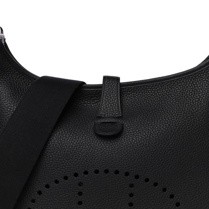 Hermes Taurillon Clemence Evelyne III GM Black 7 of 12