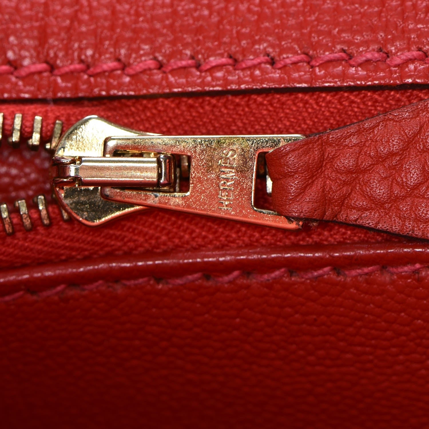Hermes Togo Birkin 35 Rouge Casaque 10 of 25