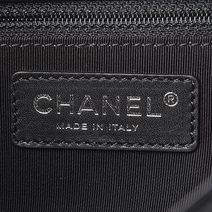 Chanel Aged Calfskin Quilted Large Casual Rock Backpack Black 6 of 8
