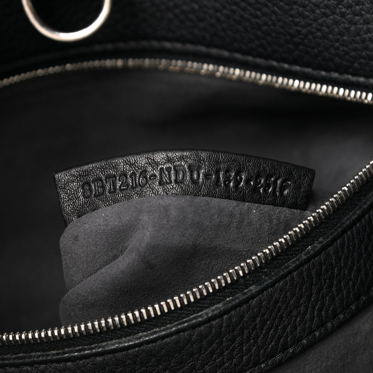 Cuoio Romano Selleria Large Anna Bucket Bag Black