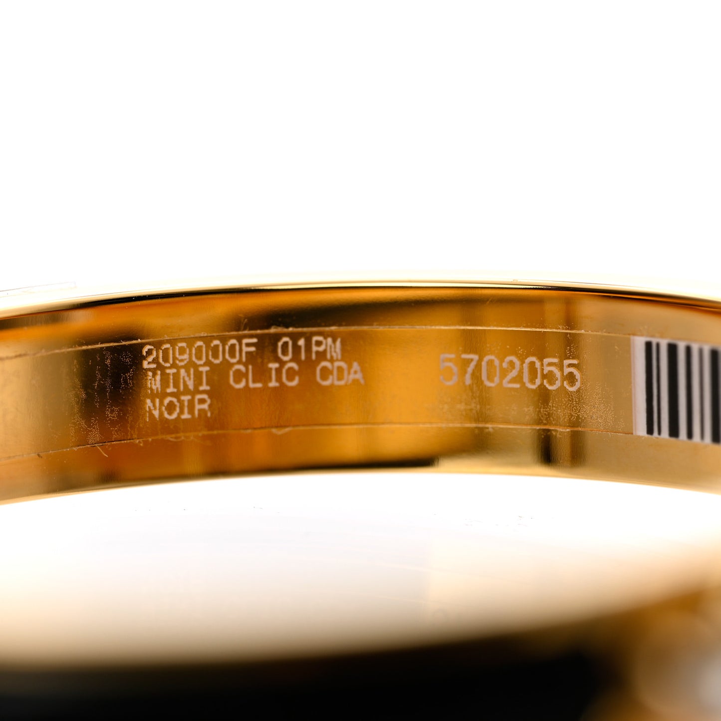 Enamel Mini Clic Chaine d'Ancre Bracelet PM Black