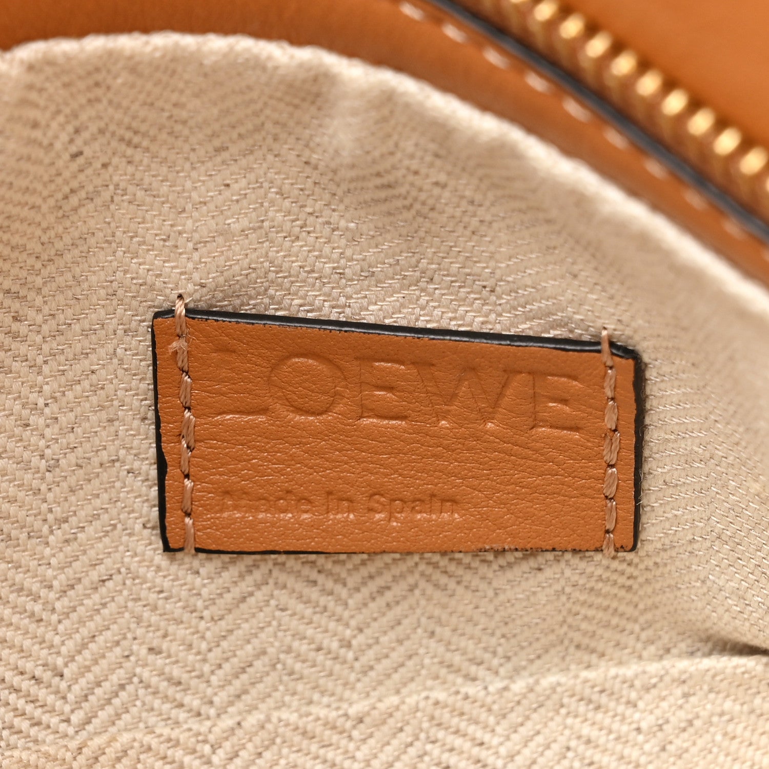 Loewe Calfskin Puzzle Hobo Tan 6 of 13