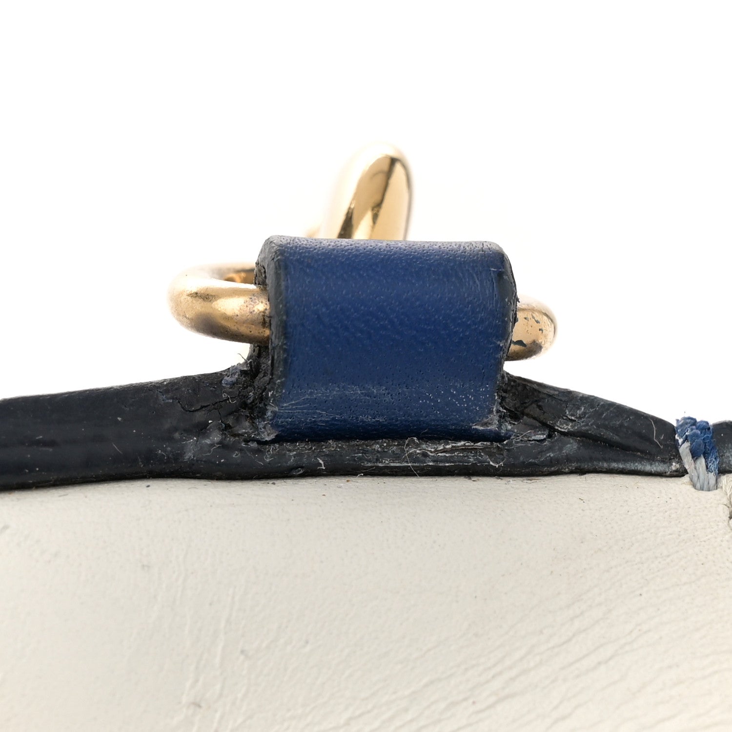 Salvatore Ferragamo Calfskin Small Sofia Satchel Blue Multicolor