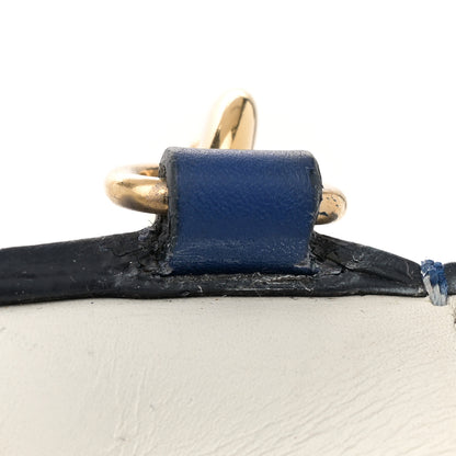 Salvatore Ferragamo Calfskin Small Sofia Satchel Blue Multicolor 13 of 13