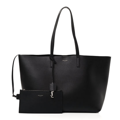 Saint Laurent Calfskin Large Shopping Tote Black 1 of 9