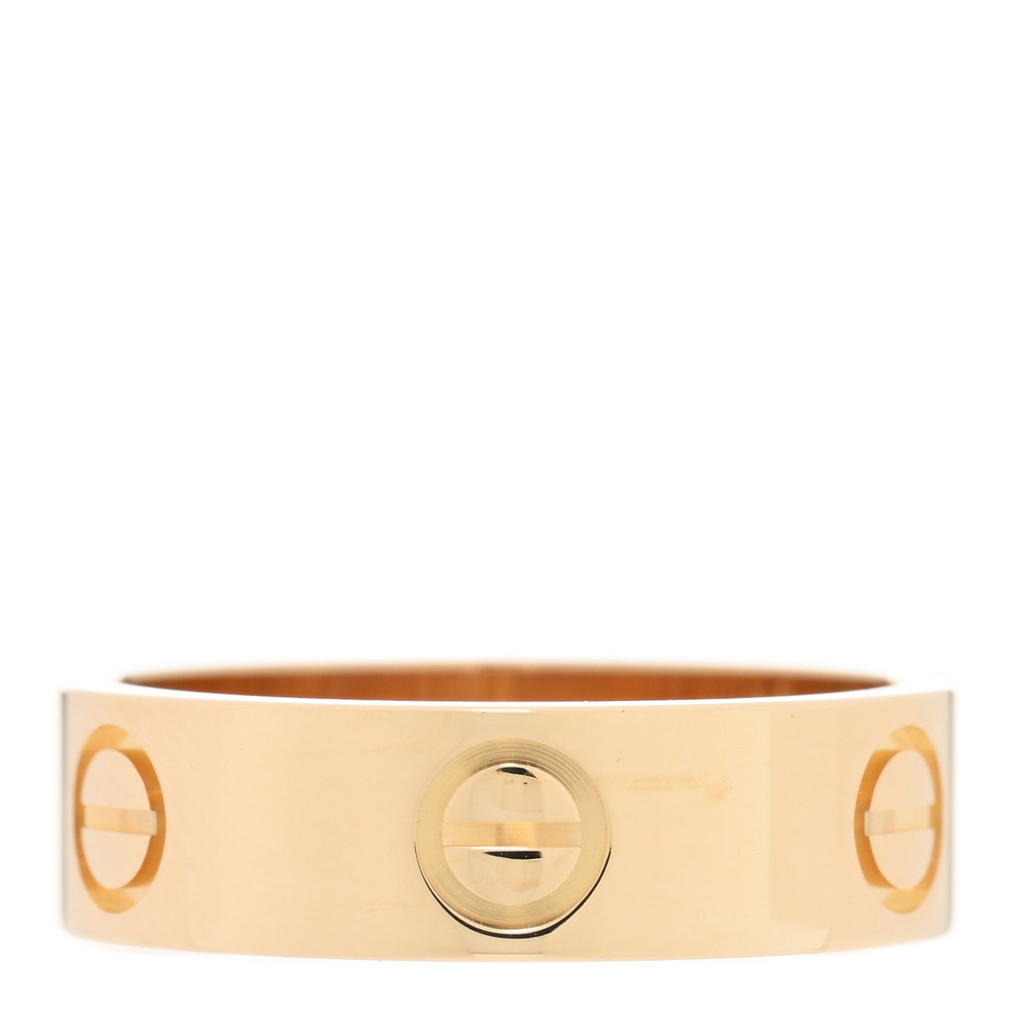 18K Yellow Gold 5.5mm LOVE Ring 53 6.5