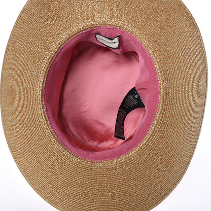 Gucci Lame Papier Hat L Black Gold 5 of 8