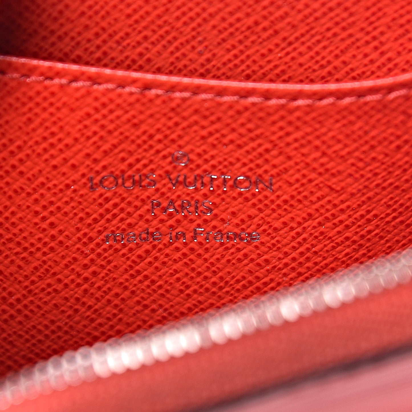 Epi Zippy Coin Purse Coquelicot