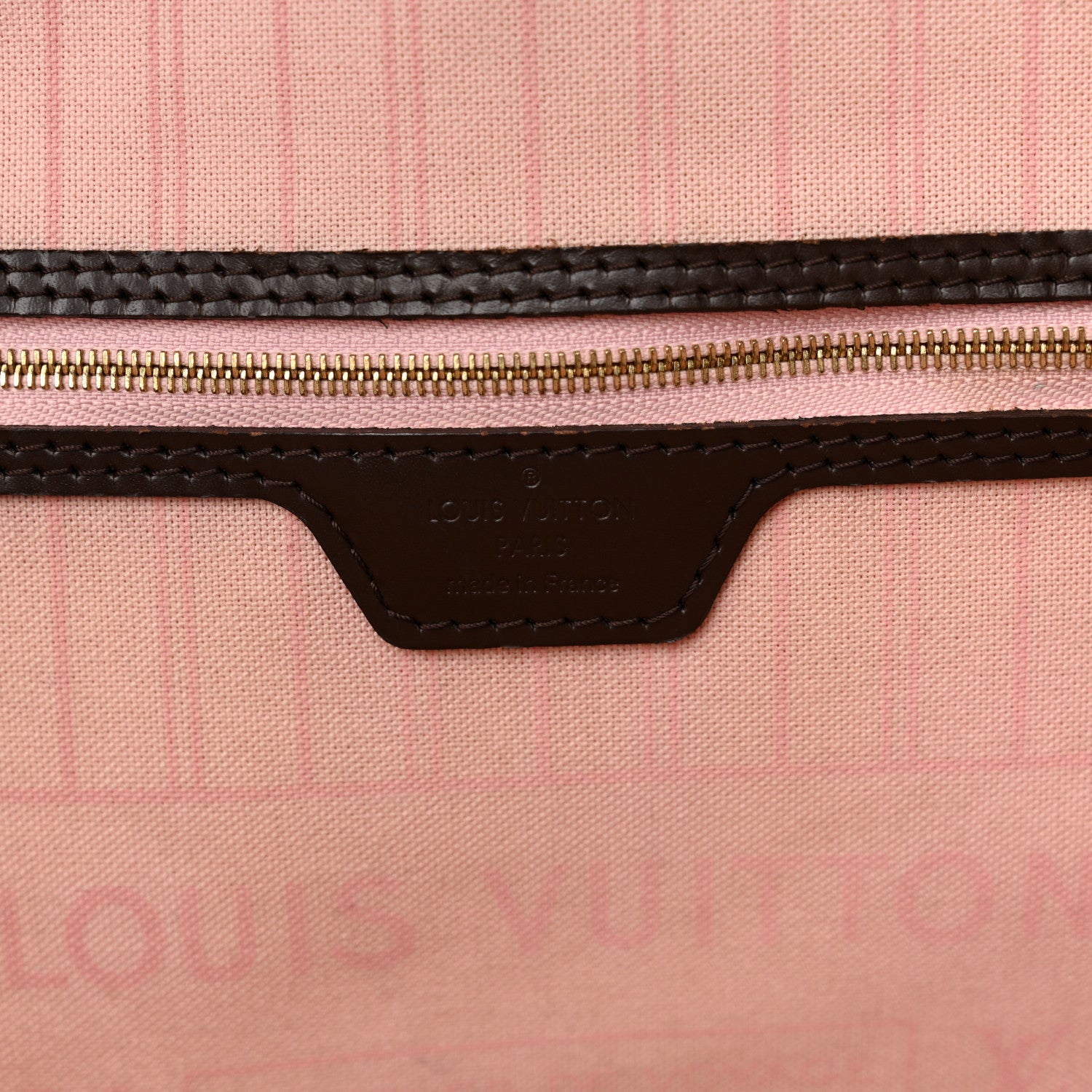 Louis Vuitton Damier Ebene Neo Neverfull MM Rose Ballerine 6 of 19