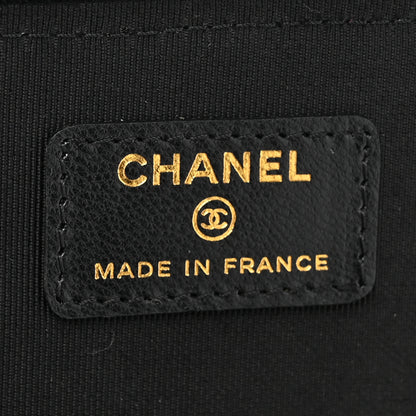 Chanel Goatskin Quilted Punk Essentials Vanity Case With Chain Black 6 of 11