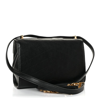 Chanel Calfskin Chevron Quilted Casual Trip Flap Black 3 of 11