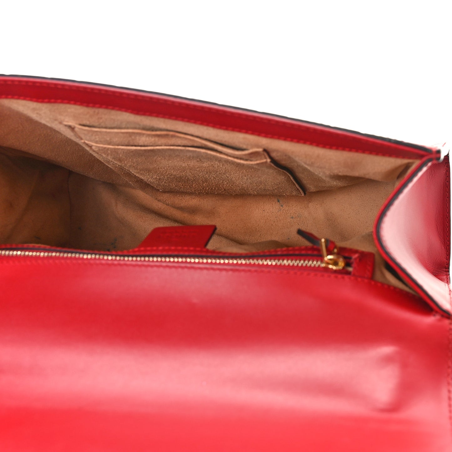 Guccissima Medium Padlock Shoulder Bag Hibiscus Red