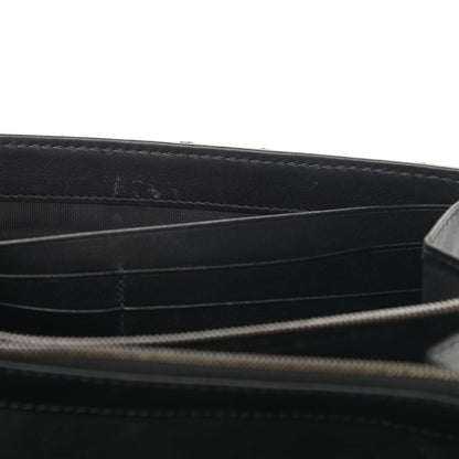 Gucci Calfskin Matelasse GG Marmont Chain Wallet Black 13 of 14