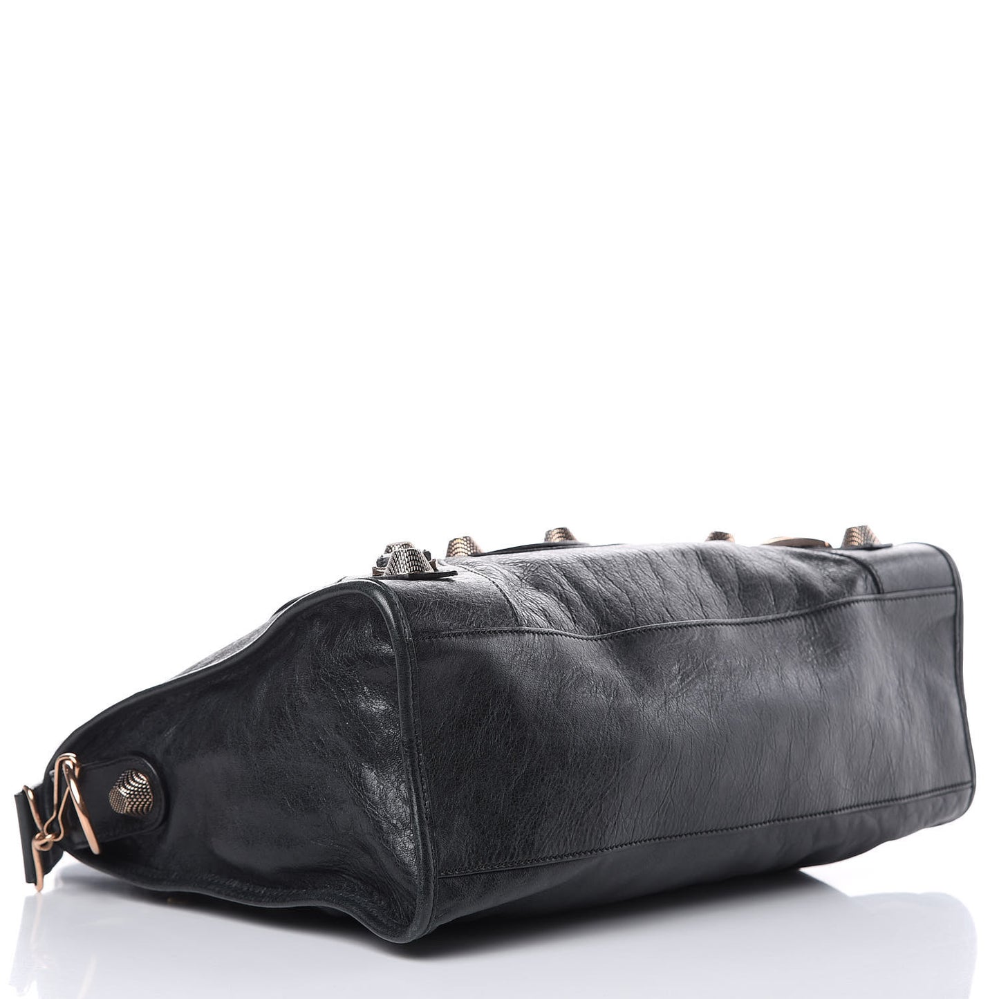 Agneau Giant 21 Rose Gold Hardware City Black