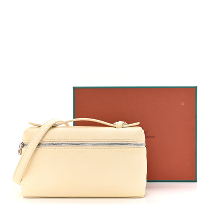 Loro Piana Grained Calfskin L19 Extra Pocket Pouch Whisper White 13 of 13