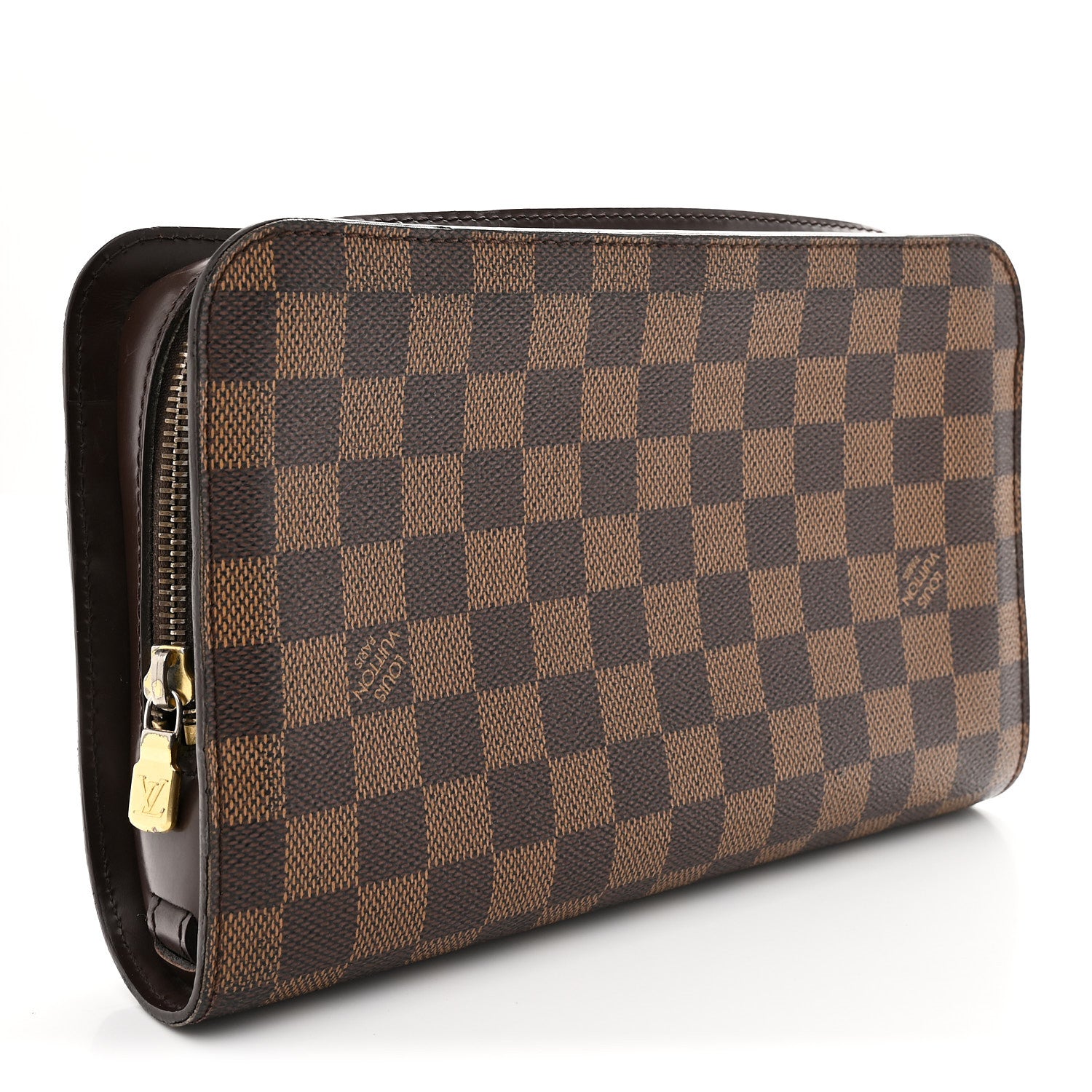 Louis Vuitton Damier Ebene Pochette Saint Louis Clutch 3 of 9