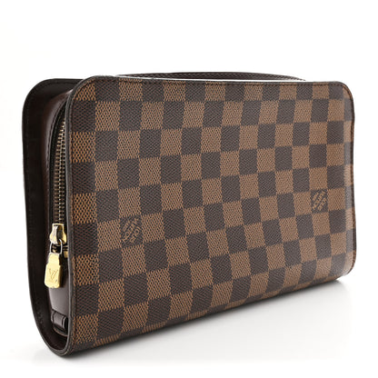 Louis Vuitton Damier Ebene Pochette Saint Louis Clutch 3 of 9