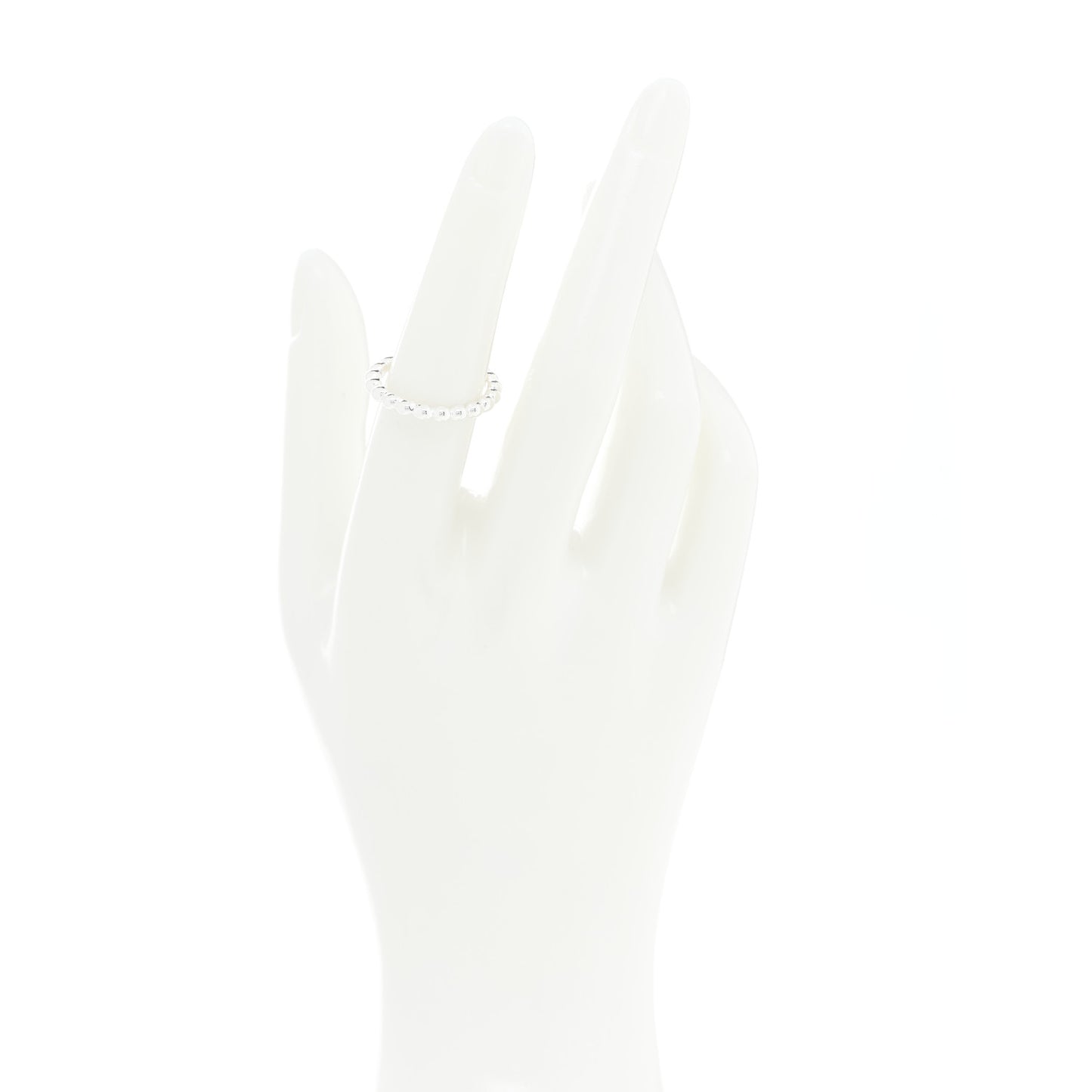 Sterling Silver HardWear Bead Ring 53 6.25