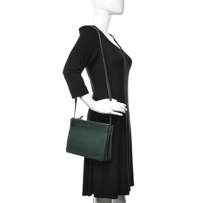 Celine Lambskin Large Trio Crossbody Bag Amazone 2 of 11