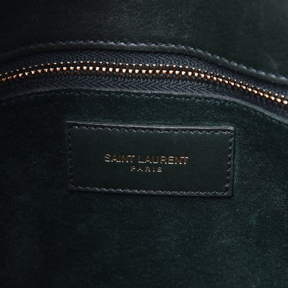 Saint Laurent Calfskin Small Sac De Jour Dark Green 7 of 13