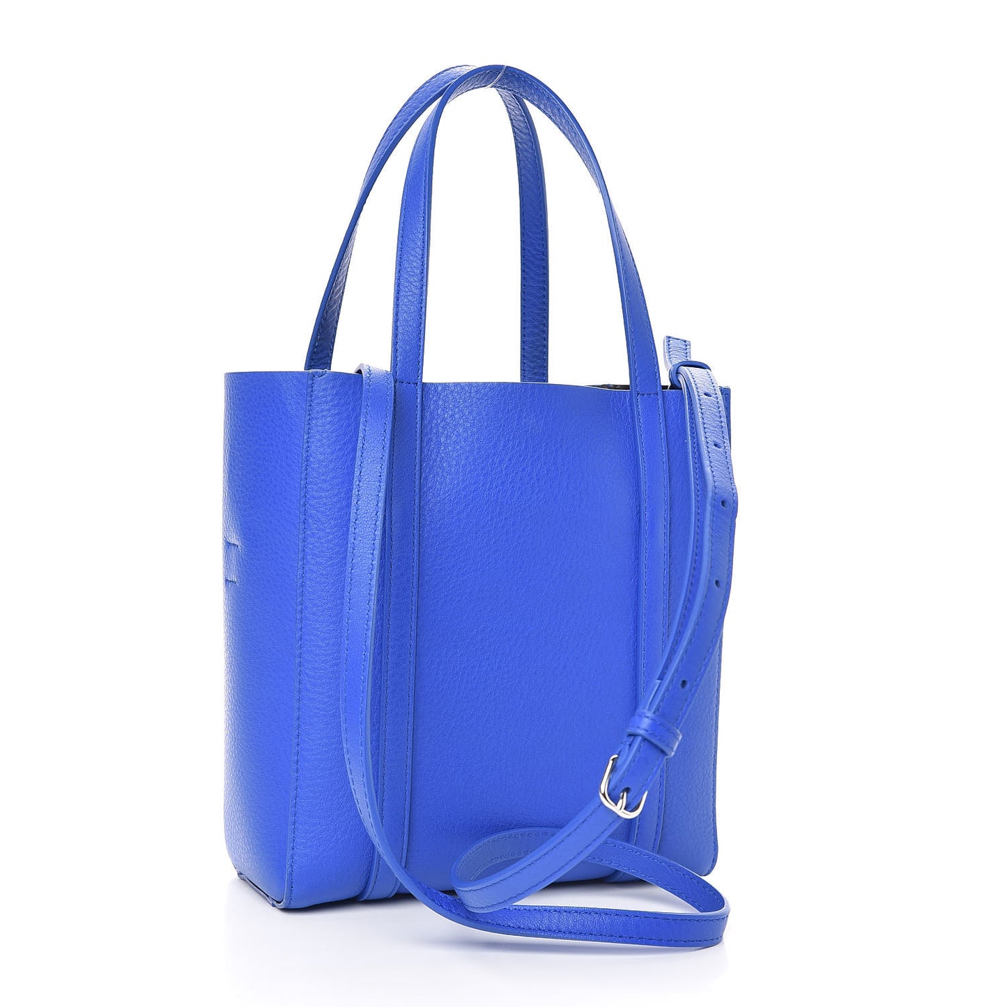 Smooth Calfskin Double Sided XXS Everyday Tote Bleu Prim Black