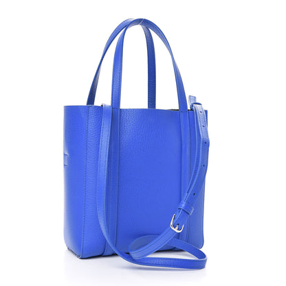Balenciaga Smooth Calfskin Double Sided XXS Everyday Tote Bleu Prim Black 3 of 10