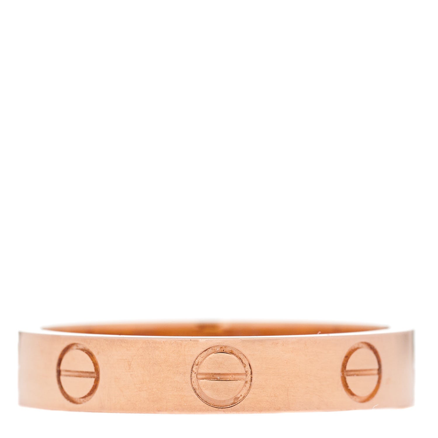 Cartier 18K Pink Gold 3.5mm LOVE Wedding Band Ring 53 6.25 2 of 10