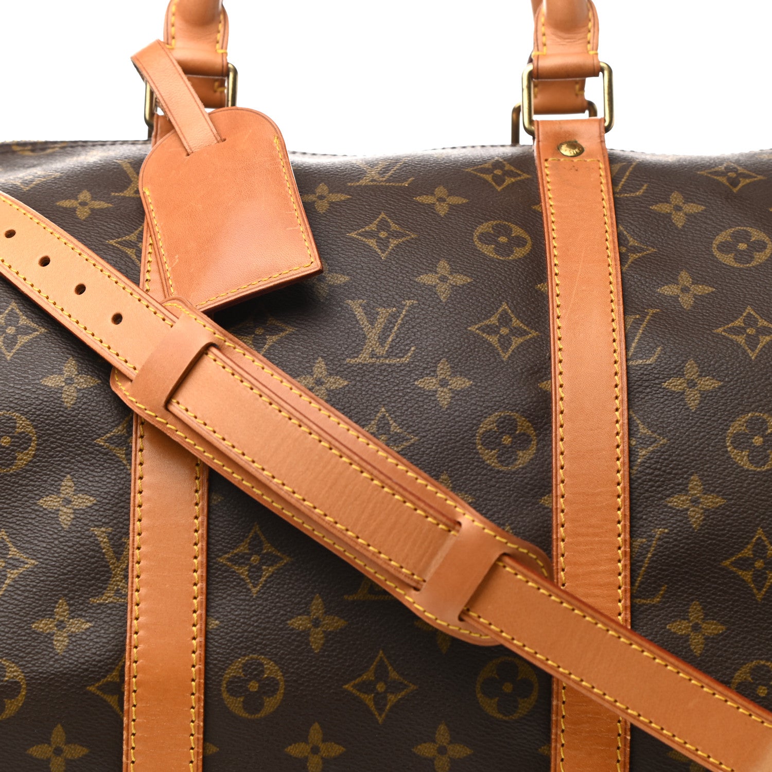 Louis Vuitton Monogram Keepall Bandouliere 55 16 of 16