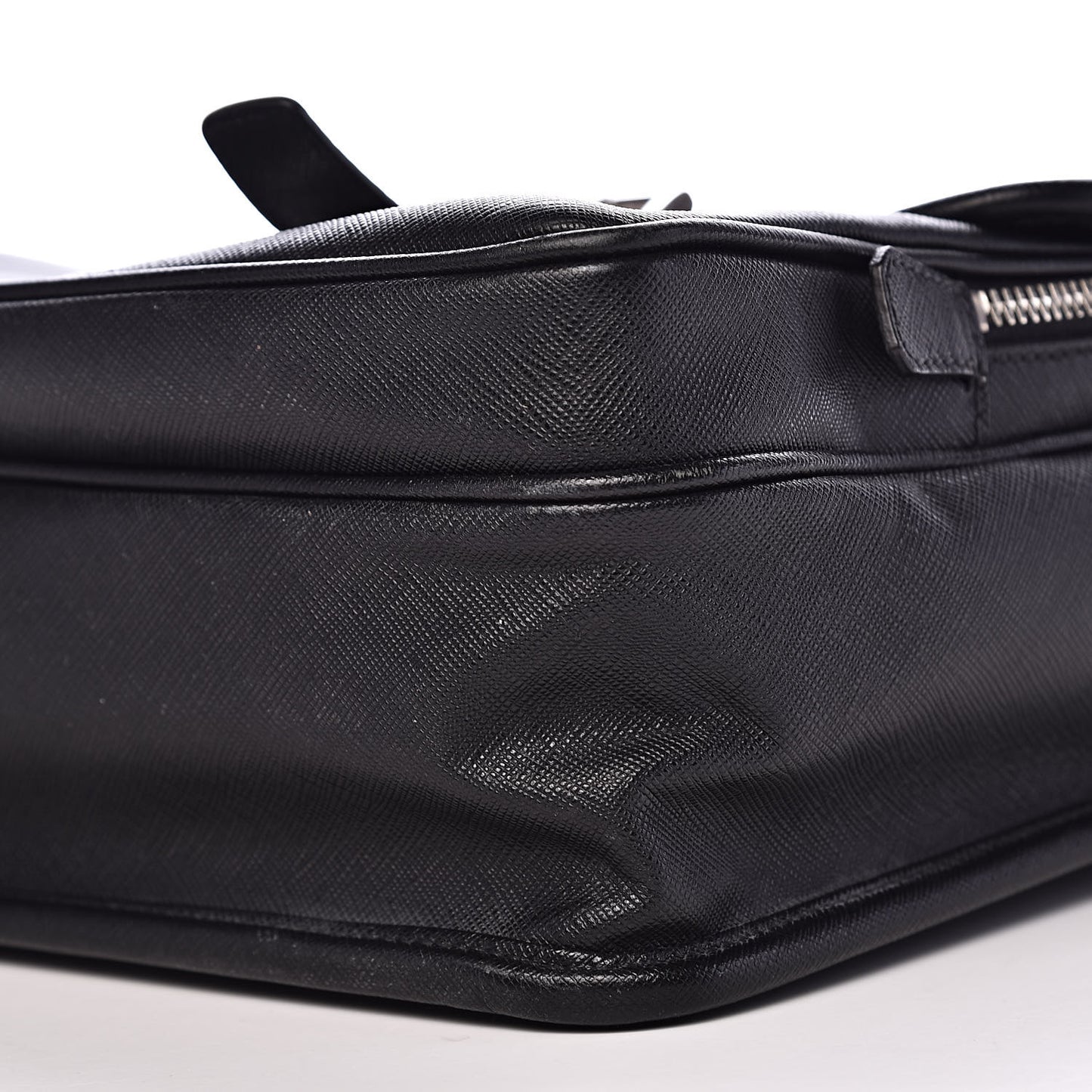 Saffiano Travel Messenger Bag Black