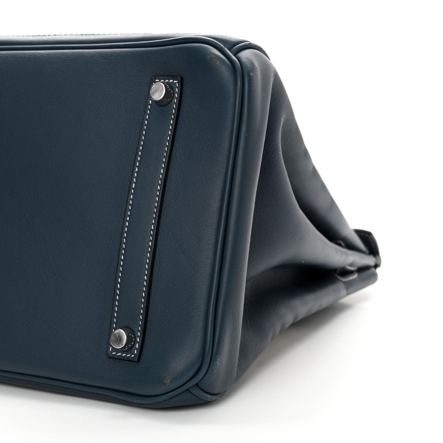 Swift Toile Ghillies Birkin 35  Bleu Saphir