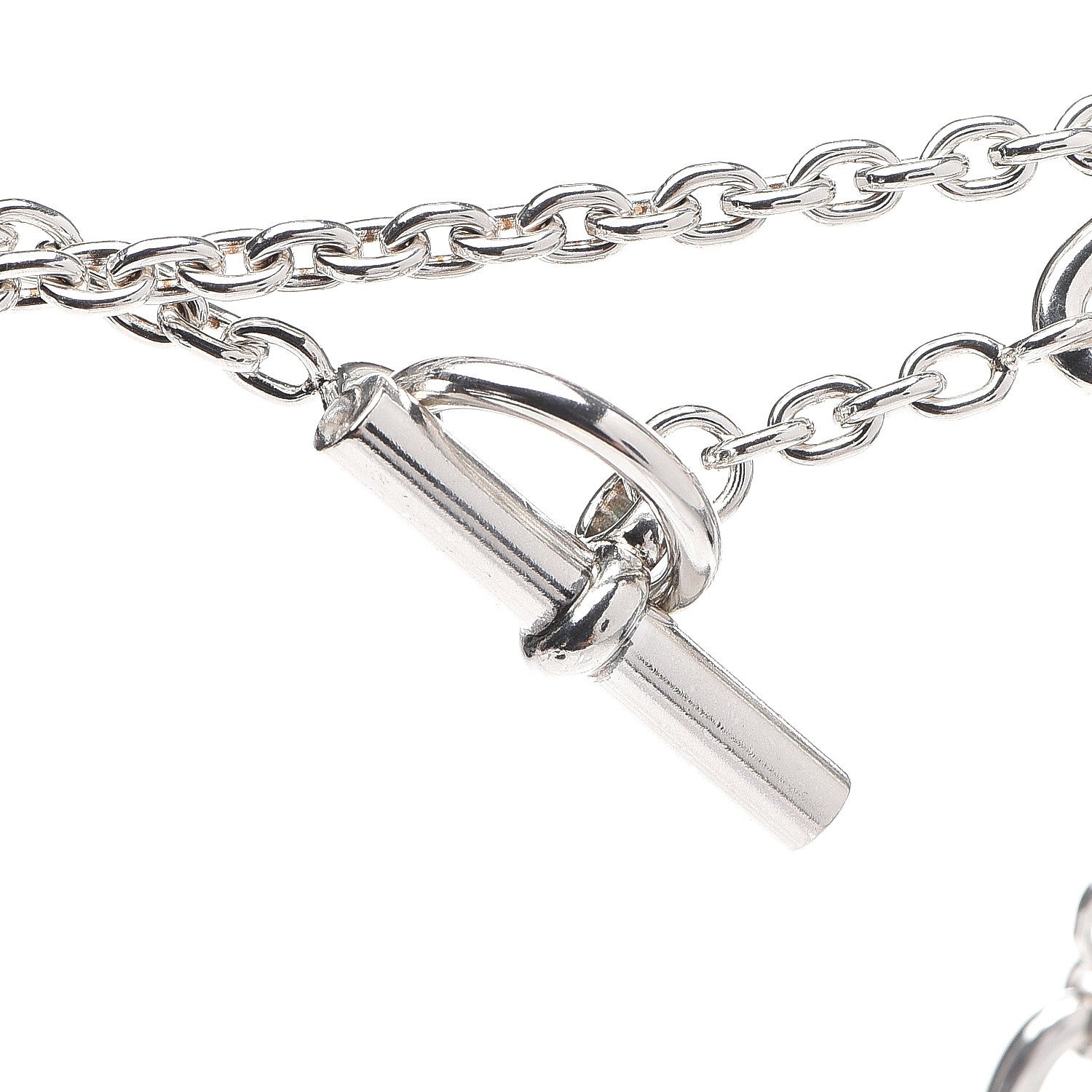 Hermes Sterling Silver Farandole Necklace 120 3 of 4